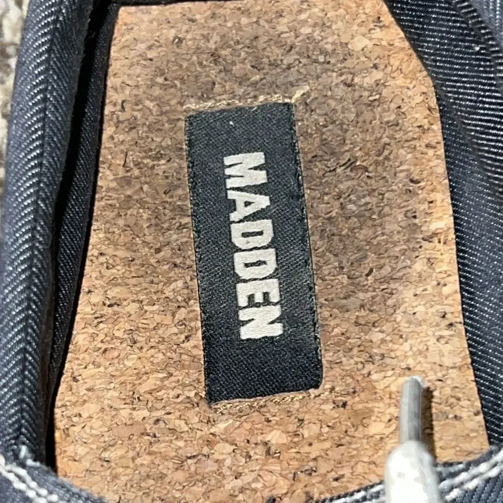 Madden by Steve Madden M-Glide Boat Shoes‎ Men's 8.5 Blue Canvas